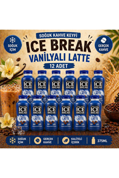 İçim İce Break Vanilyalı Latte 12 Adet