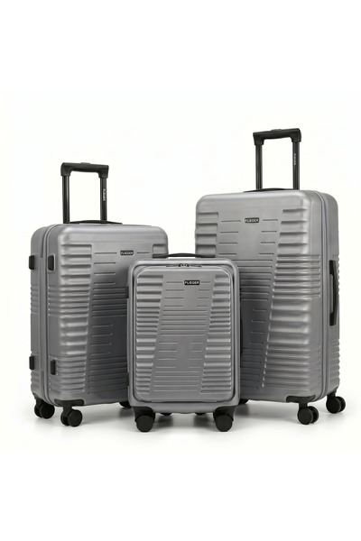 Flieger Luggage 3PCS luggage,20 inch Front-opening travel bag, USB Type-C cha...