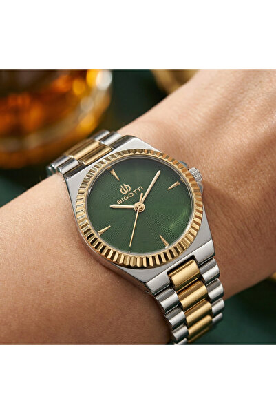 Bigotti Quotidiano Silver and Gold Stainless Steel Watch for Women BG.1.10666-6