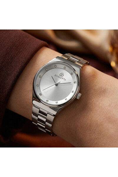 Bigotti Raffinato Silver Stainless Steel Watch for Women BG.1.10665-1