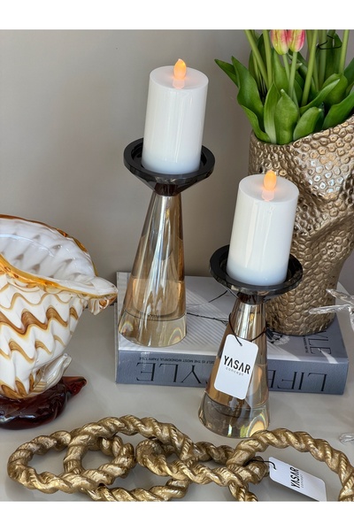 YASAR CONCEPT Cylisse Kristal Mumluk Set