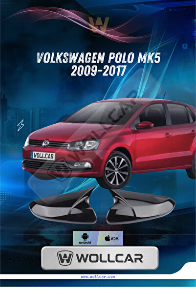 Genel Markalar Volkswagen Polo 2009-2017 Mk5 Yarasa Ayna Kapağı