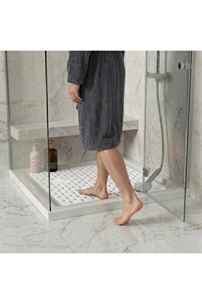 isgstore Αντιολισθητικό χαλάκι μπάνιου και ντους Main Shop με τετράγωνη βεντο...