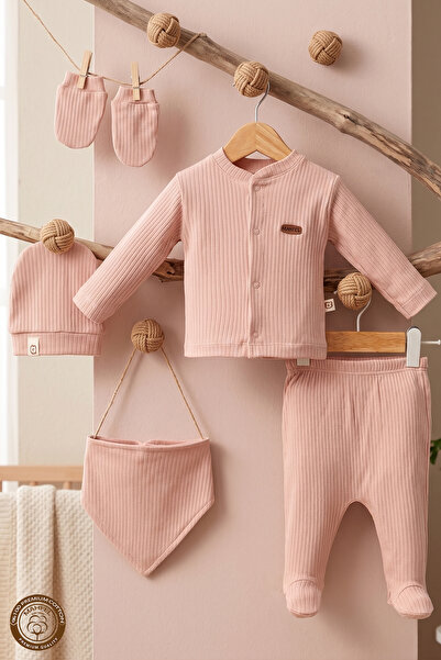 MAHFEL Gül Kurusu Baby Hospital Discharge Set