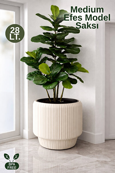 Nandy Home Medium Efes Model Dekoratif Saksı İç Kovalı - Large Saksı