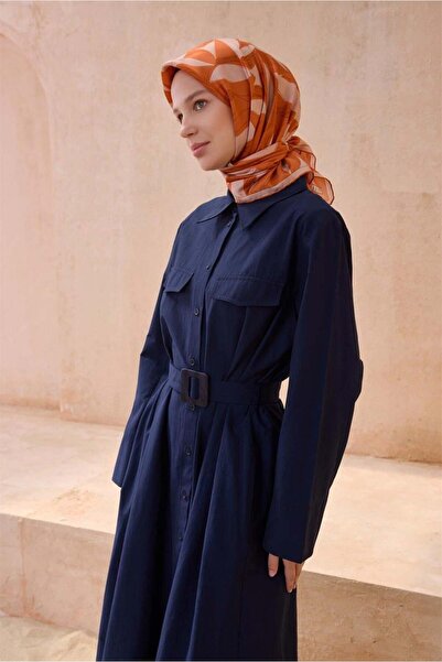 Belli Φουλάρι Twill Μετάξι - 4123-59 Πορτοκαλί