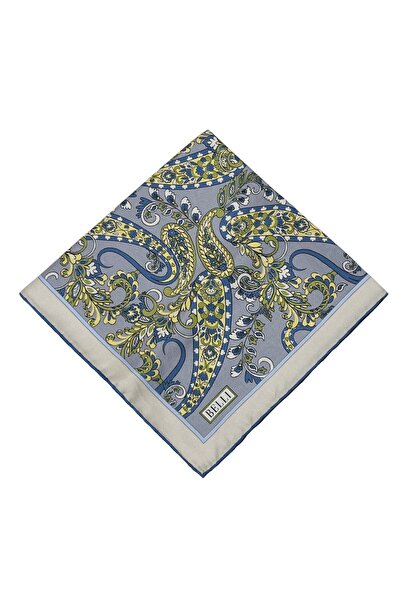 Belli Φουλάρι Twill Μετάξι - 4101-34 Μπλε Πράσινο