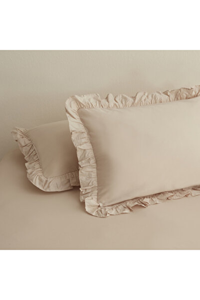 Karaca Home Σετ μαξιλαροθήκης Basic 2 τεμαχίων σε μπεζ χρώμα