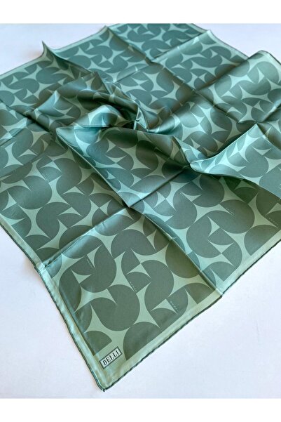 Belli Τουίλ Μετάξι Κασκόλ - 4117-02 Χακί