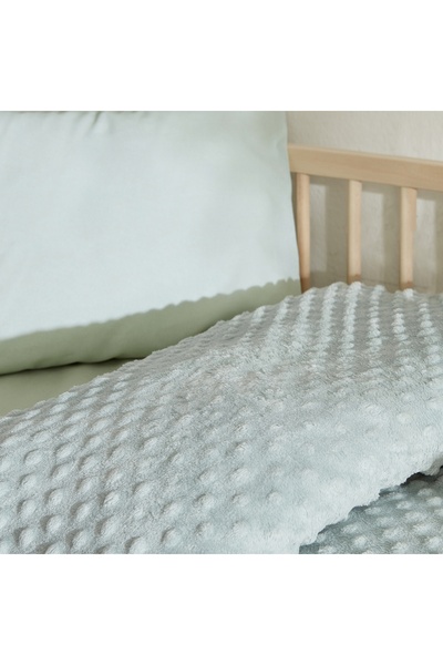 Karaca Home Bebek Lily Mavi Tomurcuk Battaniye 90x110 cm