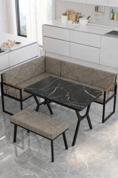 Mygusi Src 70x110 Bendir Masalı, Köşe Takımı, Mutfak, Balkon Köşe Takımı, Mut...