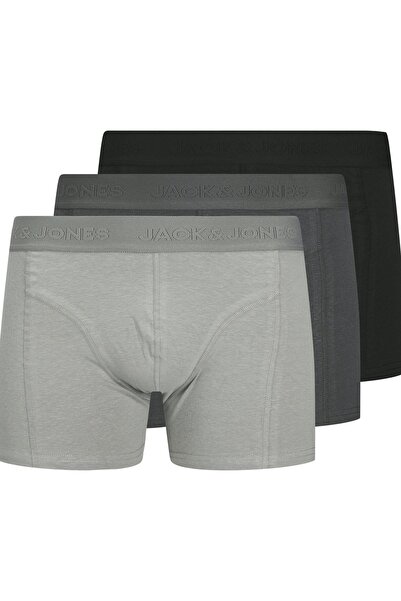 Jack & Jones Jack Jones Jacordinary Trunks 3 Pack Noos Ανδρικό Μαύρο Μπόξερ 1...
