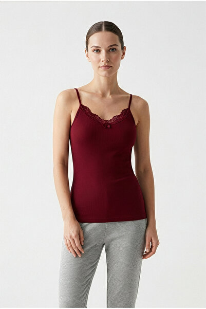 HNX Γυναικείο εσώρουχο με δαντέλα με λεπτό λουράκι