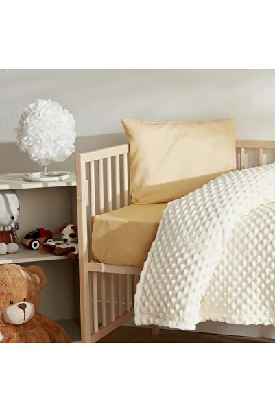 Karaca Home Βρεφική κουβέρτα Lily Ecru Tomurcuk 90x110 εκ.