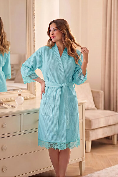 AİRYCOT Δαντελένιο μπουρνούζι Πικέ Γυναικείο Παντελόνι