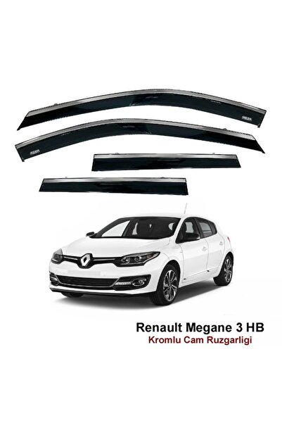 Niken Renault Megane 3 HB Kromlu Cam Rüzgarlığı