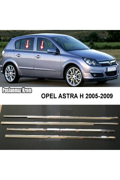 Niken Opel Astra H Alt Cam Çıtası Kromu Nikelajı 2004-2010
