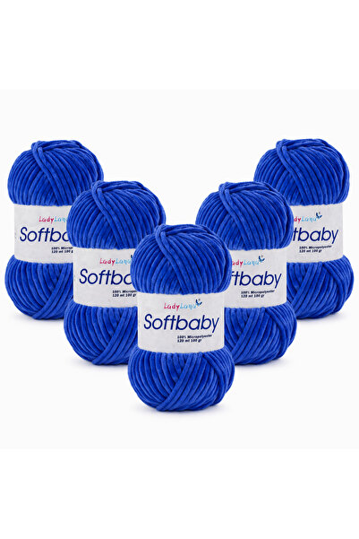 Ladylana SoftBaby (Βελούδο-Σενίλ) Πλεκτό σχοινί χειροποίητης πλέξης (5 νήματα...