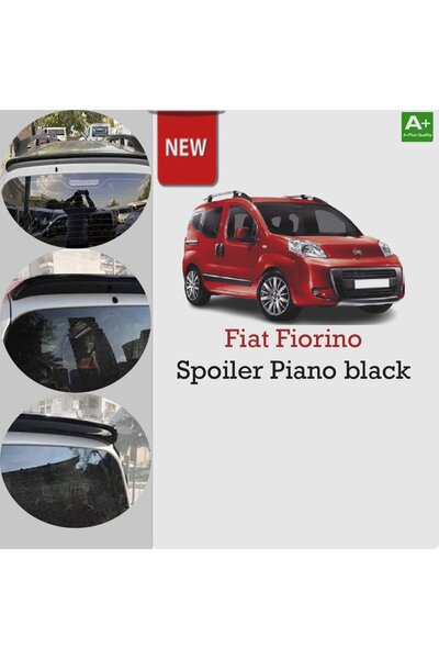Niken Fiat Fiorino Bagaj Üstü Spoiler Piano Black 2007-2020