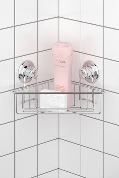 Teknotel Βιδωτό τρυπάνι διάτρησης Είναι απαραίτητο! Γωνιακό ράφι μπάνιου μονή...