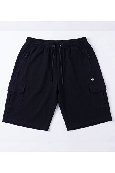 Lifeguard Plus Size Combed Cotton Shorts with Cargo Pockets