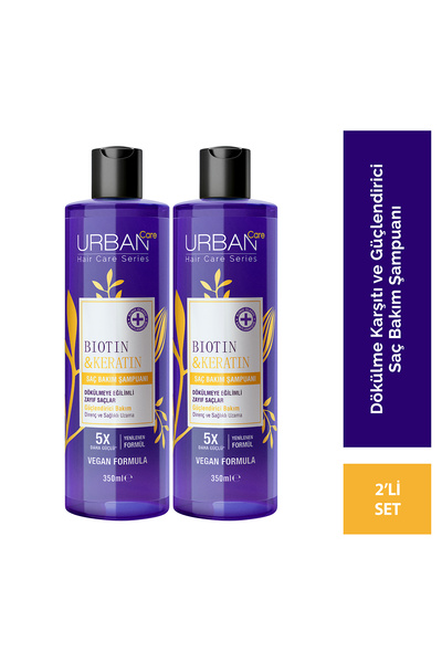 Urban Care Biotin & Keratin Dökülme Karşıtı ve Sağlıklı Uzamaya Yardımcı Saç ...