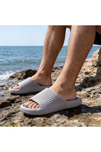 Tmall Men's House Slippers , foam, Pb2013, gray