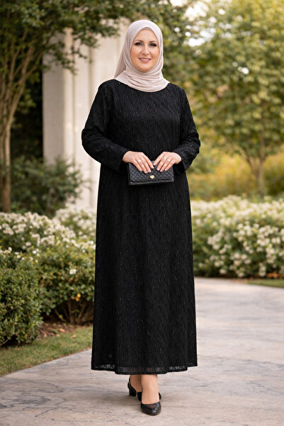 Giyinen Mağazaları Βραδινό φόρεμα για τη μητέρα σε μεγάλο μέγεθος Feyza με στ...