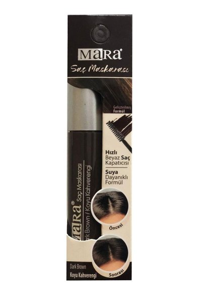 Mara Koyu Kahverengi Saç Maskarası 6 ml
