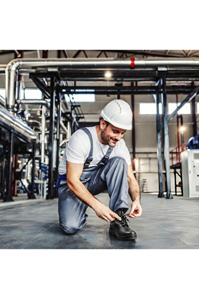 order أحذية السلامة للرجال من RunSafe - خفيفة الوزن، مقاومة للثقب، ومضادة للانزلاق - أسود