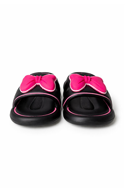 Ecrou Παντόφλες με λεπτομέρεια φιόγκου Μαύρες 36 41