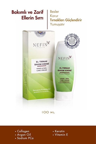 nefin beauty El Tırnak Bakım Kremi Koruyucu Besleyici 100ML