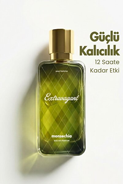 Monsechia Erkek Parfüm - Extravagant Pour Homme EDP 50ml Kalıcı Yoğun Koku