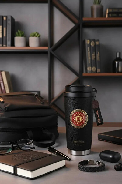 Harry Potter Miniso Lisanslı Hogwarts Çelik Matara 520 Ml – 304 Paslanmaz Çel...