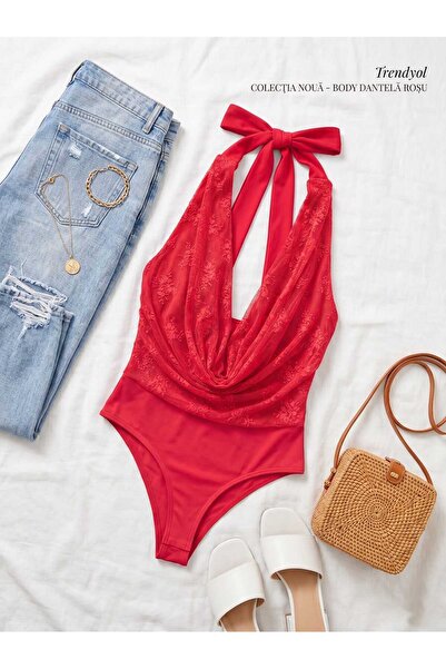 Pronto Moda Body cu dantela