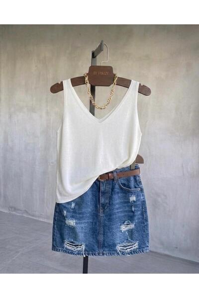 sumoda Women's Athlete Mercerized Comfortable Fit Front and Back V-Neck Sprin...