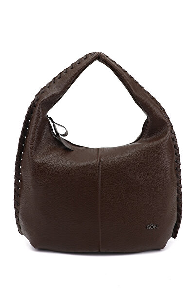 GÖNDERİ(R) Γυναικεία τσάντα ώμου καφέ