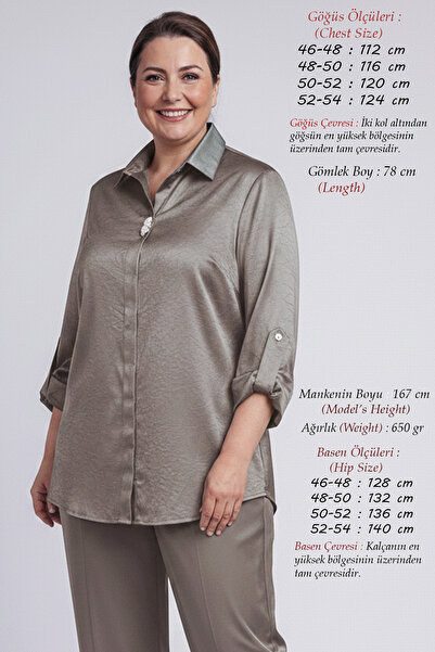 Laden Γυναικείο Σετ Μεγάλου Μεγέθους Υψηλής Ποιότητας Σατέν 44-54 Μεγέθη Άνετ...