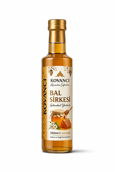 KOVANCI GIDA Bal Sirkesi 250 cc- Doğal Fermente & Katkısız