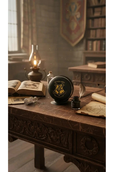 Miniso Harry Potter Lisanslı Manyetik Kablosuz Hoparlör – Hogwarts Armalı Güç...