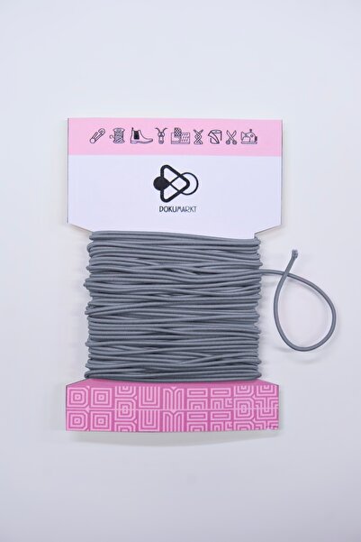 Dokumarkt Λεπτό στρογγυλό λάστιχο 1,5 mm - Λάστιχο κορδόνι - Λάστιχο αξεσουάρ...