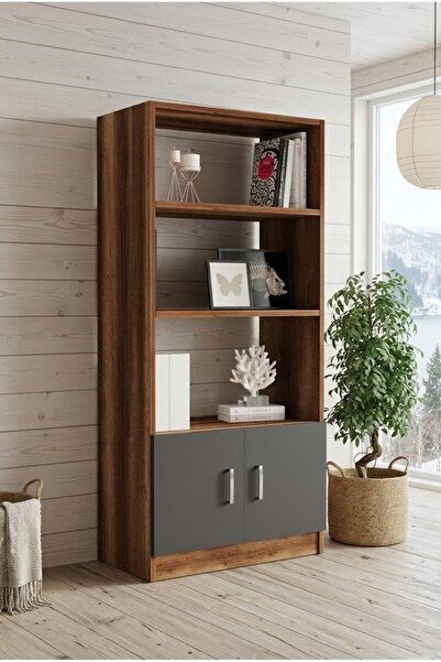 L'occi Concept Diego D Modern 3 Raflı Ofis Kitaplığı - Klasör Dosya Dolabı, Ç...