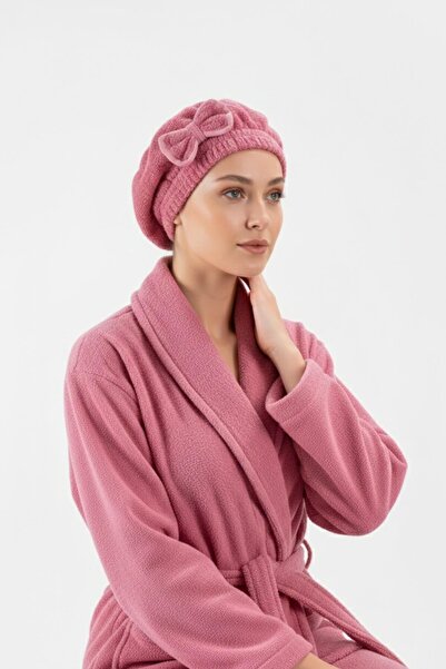 Ender Home Καπέλο στεγνώματος μαλλιών CottonVerse – 100% βαμβάκι, με φιόγκο