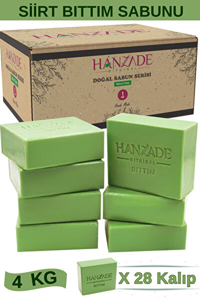 Hanzade Bitkisel Yeşil Siirt Bıttım Sabunu 4 Kg El Yapımı Doğal Geleneksel Ha...