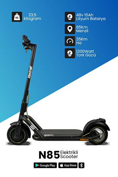ELECTROLL N85 Elektrikli Scooter | Yenilikçi Teknoloji, Zarif Tasarım, Üstün ...