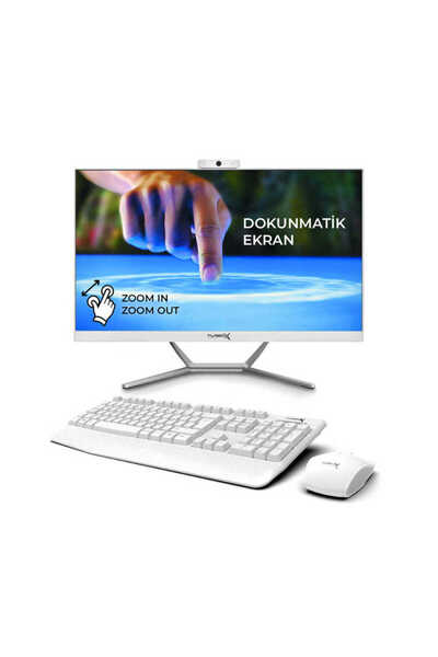 TURBOX TAx1770 i5 12400 16GB Ram 512GB NVMe 23.8 inç FHD Dokunmatik WiFi BT W...