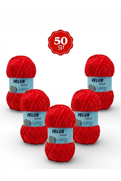 LaVita Yarn LaVita Velur Μικρό Βελούδινο Νήμα Πλεξίματος στο χέρι 100% Πολυεσ...