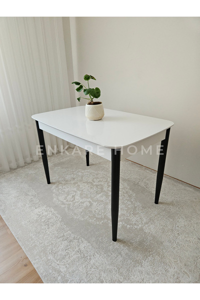 Enkare Nero Masa 70x110 Sabit MDF Mutfak Masası | Mutfak, Balkon, Ofis