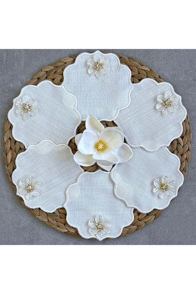 Mora Tekstil Με γκλίτερ Πετσέτες παρουσίασης N Με κέντημα με Ανθεκτικό στους ...