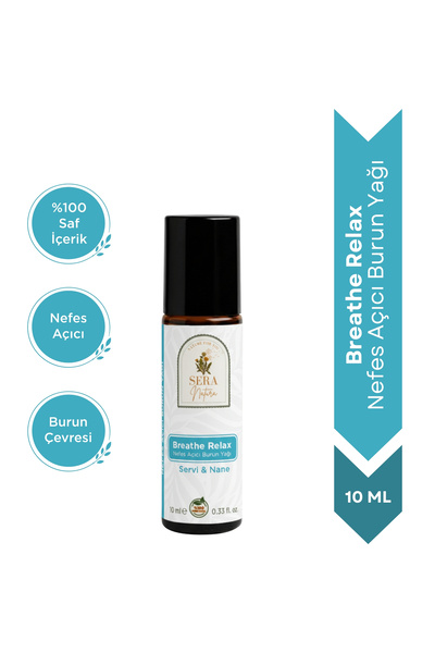 Sera Natura Breathe Relax Burun Yağı 10 ml %100 Saf – – Aromaterapi